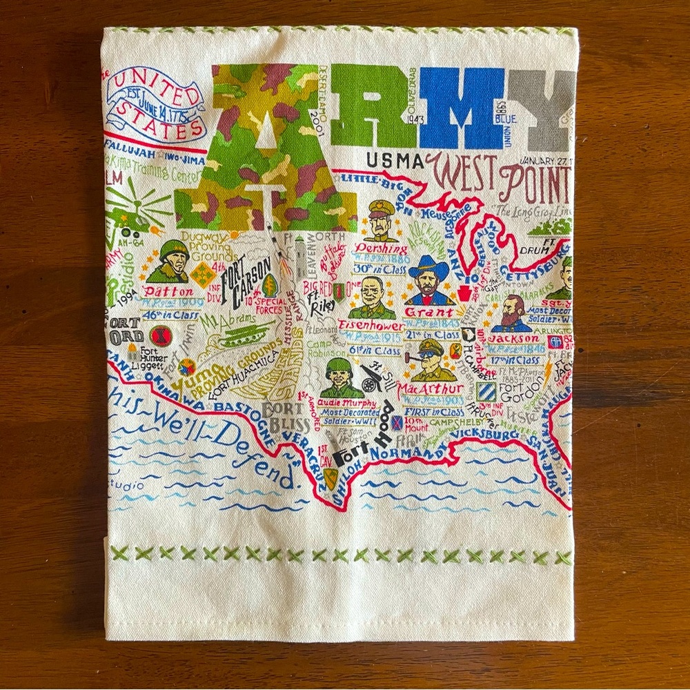 Catstudio Army Map Tea Towel - New